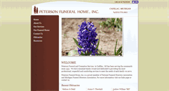 Desktop Screenshot of petersonfh.com